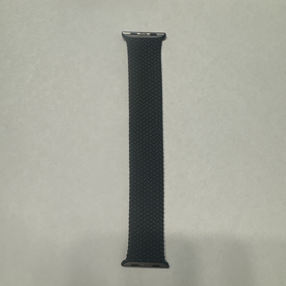Genuine Apple Watch‎ Band Braided Solo Loop 45m - Midnight Blue